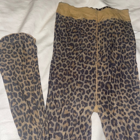 New Guess Marciano Stretch Leopard Animal Print Hosiery Panty Hose XS S - Picture 5 of 7